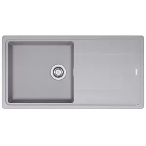 Comparateur de prix : Franke Evier 1 grand bac+1 égouttoir TITAN