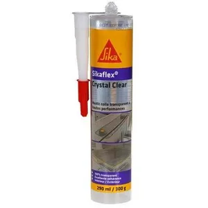 Colle mastic Sikaflex-142 Crystal clear - Transparent - 290 ml - 639555