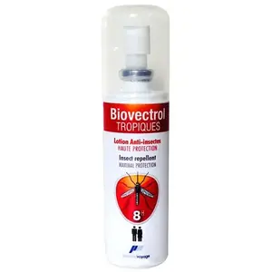 Comparateur de prix : Pharmavoyage Biovectrol Lotion Anti-Insectes Tropiques 75ml