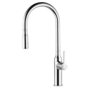 KWC Sin Mitigeur de cuisine pivotant, avec douchette extractible, 10.2... pas cher
