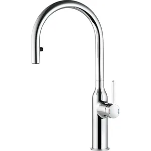 KWC Sin Mitigeur de cuisine pivotant, avec douchette extractible, 10.261.102.000FL, pas cher