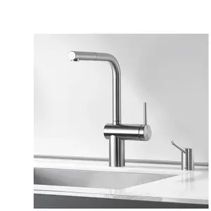 KWC Livello Mitigeur de cuisine pivotant, avec douchette extractible, 10.231.103.700FL, pas cher