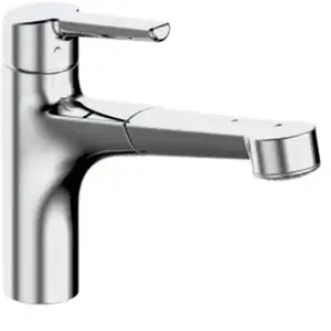 KWC Suno Mitigeur de cuisine pivotant, avec douchette extractible, 10.... pas cher