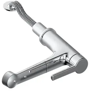 KWC Suno Mitigeur de cuisine pivotant avec douchette extractible, à installer sous une fenêtre, 10.171.053.000FL, pas cher
