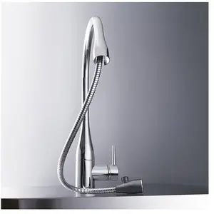 KWC Eve Mitigeur de cuisine pivotant, avec douchette extractible, 10.111.103.000FL, pas cher