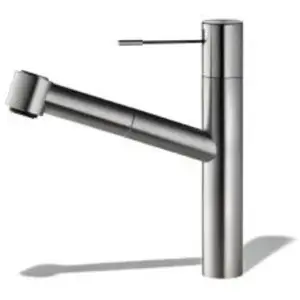 KWC Ono Mitigeur de cuisine pivotant, avec douchette extractible, 10.1...