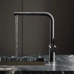KWC Bevo E Mitigeur de cuisine pivotant avec douchette extractible, 10... pas cher