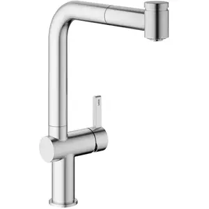 KWC Bevo E Mitigeur de cuisine pivotant avec douchette extractible, 10... pas cher