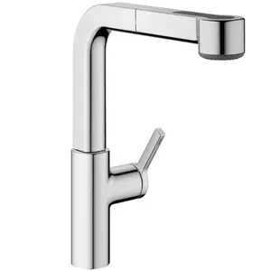 KWC Ava 2.0 Mitigeur de cuisine pivotant, avec douchette extractible, 10.461.002.000FL, pas cher