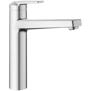 KWC Robinet de cuisine Domo E1 Acier inoxydable pas cher