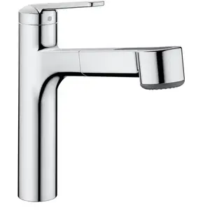 KWC Domo 6.0 Mitigeur de cuisine pivotant, avec douchette extractible,... pas cher