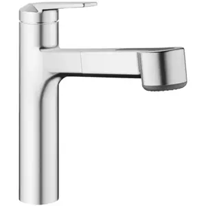 KWC Domo E Mitigeur de cuisine pivotant, avec douchette extractible, 1... pas cher