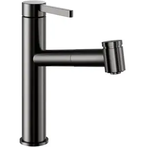 KWC Bevo E Mitigeur de cuisine pivotant avec douchette extractible, 10... pas cher