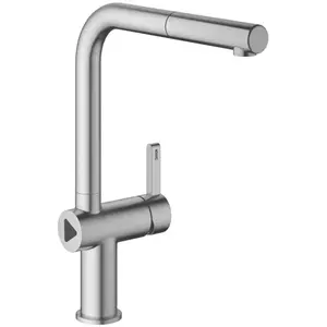 KWC Bevo E Mitigeur de cuisine pivotant, avec douchette extractible, 10.531.643.700FL, Hybrid pas cher