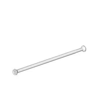 Bodenschatz Universal Tringle de rideau de douche, BA90WS042,Vendu parreuter