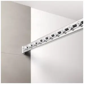 Bodenschatz Universal Tringle de rideau de douche, BA91VC042,Vendu parreuter