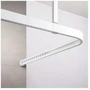 Bodenschatz Universal Tringle de rideau de douche, BA91WS012,Vendu parreuter
