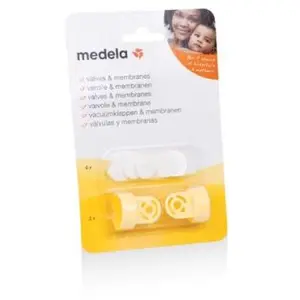 Comparateur de prix : Medela kit valves & membranes pour tire-lait (2 valves et 6 membranes)