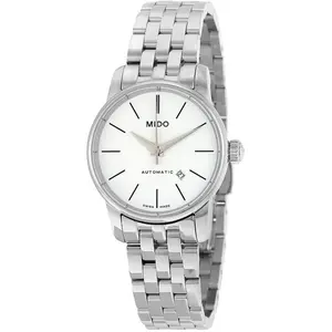 Comparateur de prix : Mido - Montre automatique femme Mido M76004761 en acier argentée OS