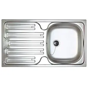 Evier colibri cix 611 Inox (Sous-meuble 45 cm) 780 x 435 mm - réversible Franke pas cher