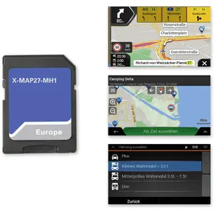 Xzent X-MAP27-MH1 Carte SD de navigation de camping pour X-F270