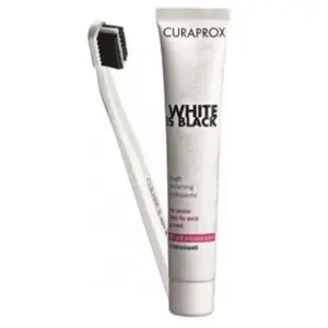 CURADEN Curaprox Set Blanc Est Noir pas cher