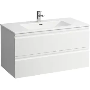 LAUFEN Pro S Vasque avec meuble bas, 2 tiroirs, H8619654801041,