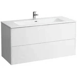 LAUFEN Base Vasque avec Base meuble bas, 2 tiroirs, H8649632601041, pas cher