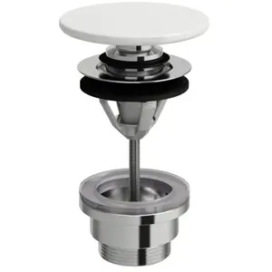 Kit de vidange - Bonde refermable, Click-Clack, chrome H8981920000001 - LaufenVendu paramazon