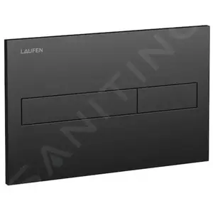 Lis - Plaque de déclenchement AW1, noir mat H8956617160001 - Laufen pas cher