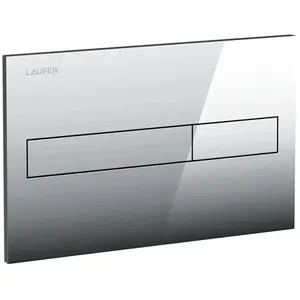 Laufen - lis - Plaque de déclenchement AW1, chrome H8956610040001 pas cher