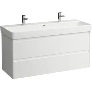 LAUFEN Base 2.0 Meuble sous-lavabo, 2 tiroirs, H4113221082601, pas cher