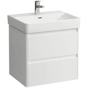 LAUFEN Base 2.0 Meuble sous-lavabo, 2 tiroirs, H4112721082601, pas cher