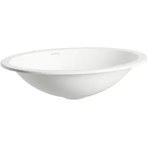 Laufen Form Lavabo À Encastrer Par Le Bas, Ovale, Sans Trou Pour pas cher