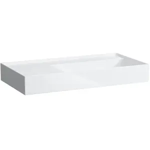 Laufen - Kartell Lavabo, Encastré, Tablette À Gauche, Sans Trou pas cher
