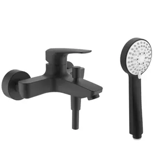 Laufen - Laurin - Mitigeur De Baignoire Avec Accessoires, Noir Mat Hf500760428600 pas cher