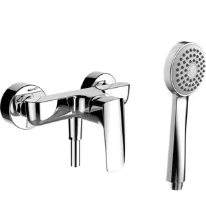 Laufen - Laurin - Set de douche avec mitigeur, 1 jet, chrome HF500750100600 pas cher