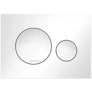 Laufen - ineo - Plaque de déclenchement, blanc brillant H9001140000001 pas cher