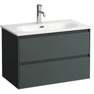 LAUFEN LUA Vasque avec meuble bas, 2 tiroirs, H8600872661041, pas cher