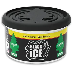Wunder-Baum Wunderbaum Arbre Magique® Désodorisant Voiture, Black Ice Fiber Can pas cher
