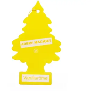 Wunder-Baum Désodorisant Auto - ARBRE MAGIQUE® - Vanillarôme - Jaune - Vanille - Bus pas cher