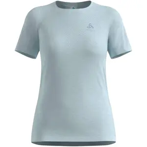 Comparateur de prix : Odlo Essential Seamless Maillot de course Femmes-bleu clair, Taille M