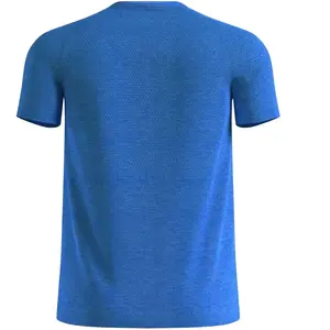 Odlo Essential Seamless Maillot de course Hommes-bleu, Taille XL
