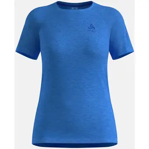 Odlo Essential Seamless Maillot de course Femmes-bleu, Taille XL pas cher