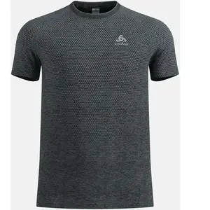 Comparateur de prix : Odlo Essential Seamless Maillot de course Hommes-gris, Taille L