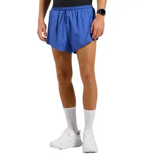 Odlo Short de running fendu 3 inch Zeroweight 2.1 pour homme, S, blau pas cher