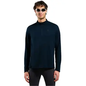 Comparateur de prix : Odlo Veste de running à col zippé Essentials pour homme, S,