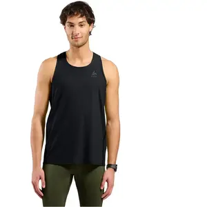 Odlo Zeroweight Chill-Tec Maillot de course Hommes-noir, Taille XL