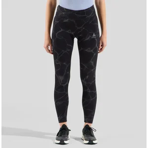 Odlo Zeroweight Print Collant De Course Femmes - Noir, Taille XL pas cher