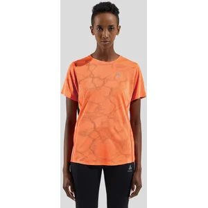 Odlo Zeroweight Engineered Chill-Tec T-Shirt Crew Neck orange L pas cher